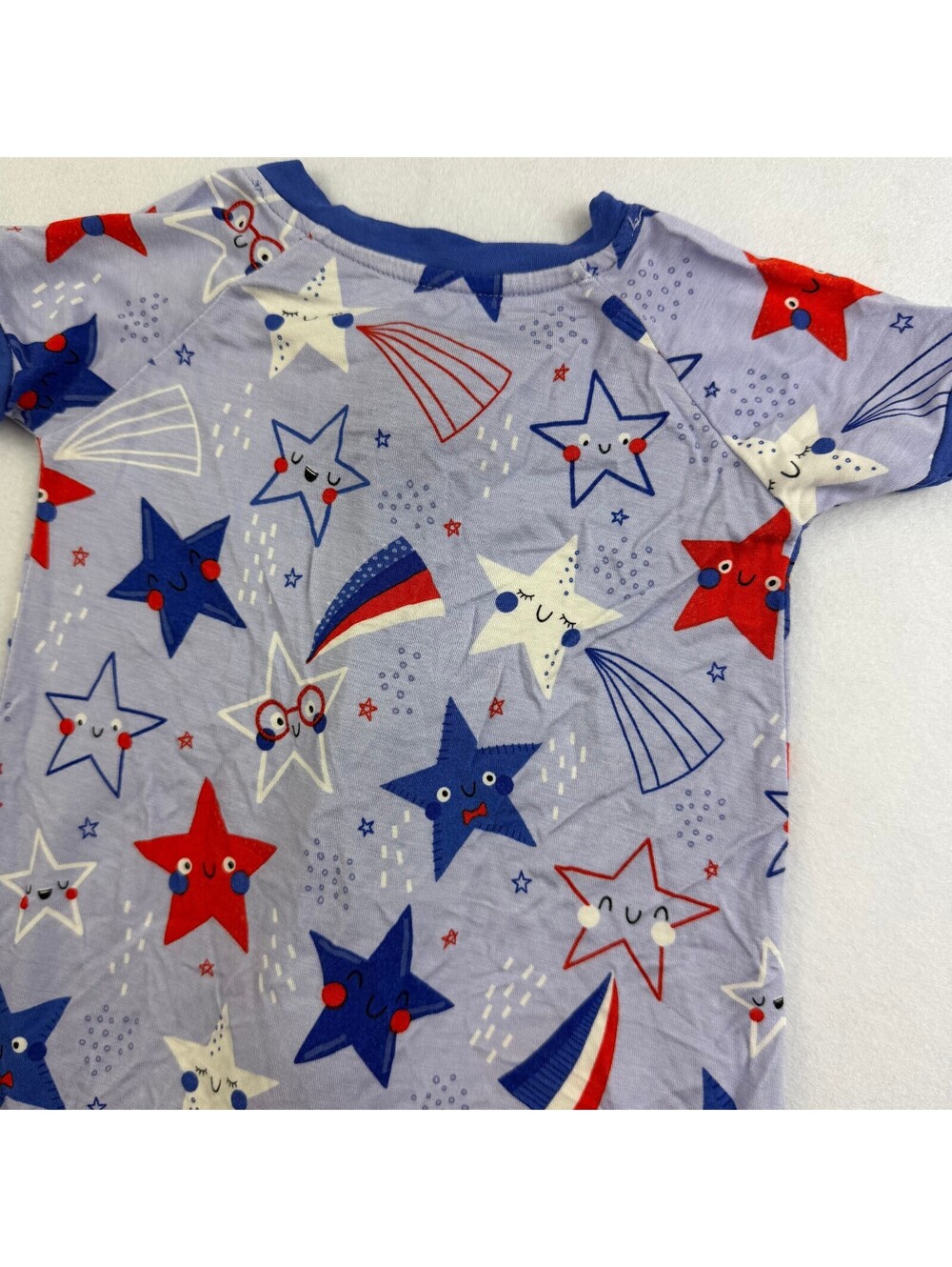 Play by Little Sleepies Baby Romper 12-18M Stars Bamboo Zip Pajamas - Picture 6 of 6